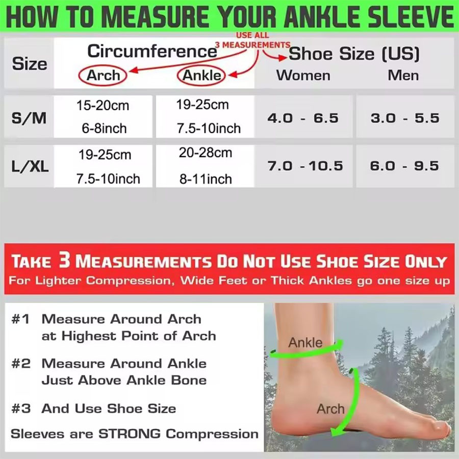 1 ペアのスポーツコンプレッションソックス、20-30 Mm - Ankle Brace Sock のレビューと価格
