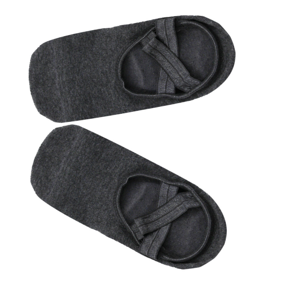 1足入り ヨガソックス 滑り止め付き 女性用 ダークグレー  - Grip Sock Yoga のレビューと価格
